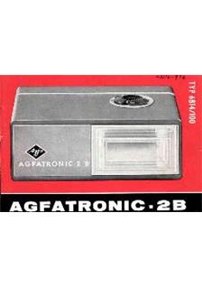 Agfa Agfatronic 2 B manual. Camera Instructions.